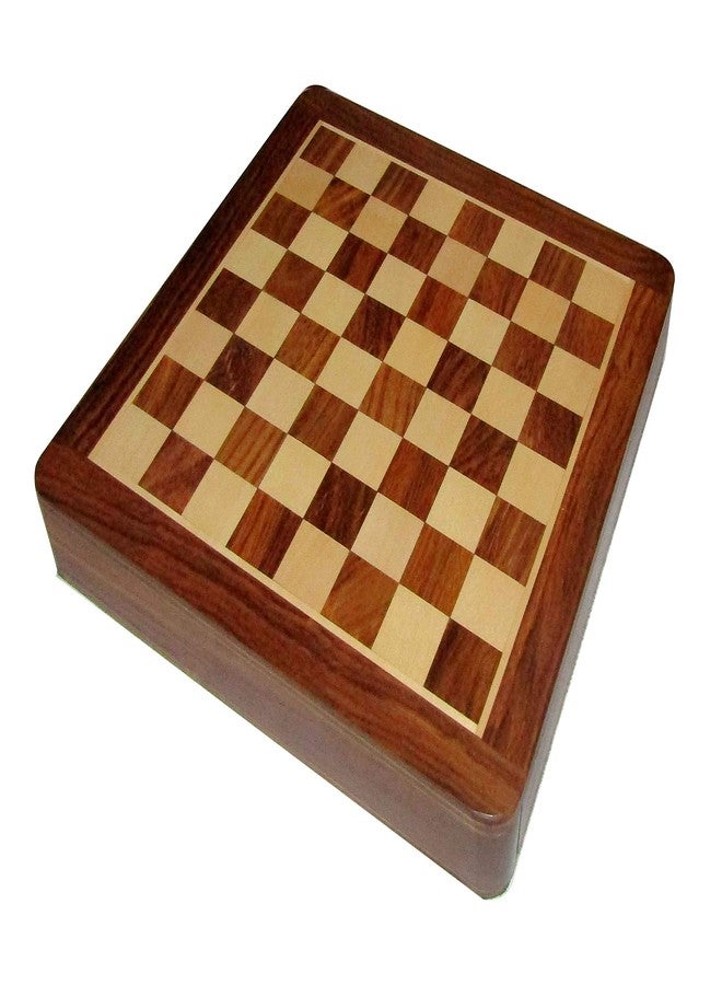 APS Craft Wood Magnetic Chess Board/ Traveling Chess Set (12 x 12 inches) - Image 4